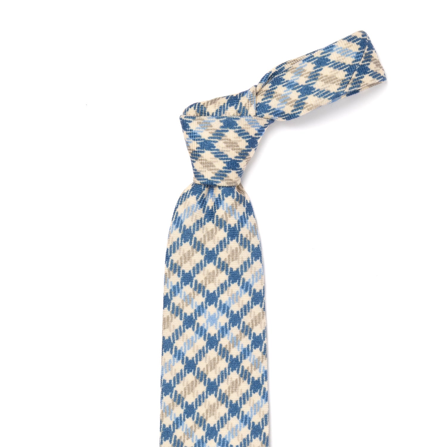 CA Archivio Storico: Tie "Gun Club" Cashmere, Wool & Silk - hand-rolled